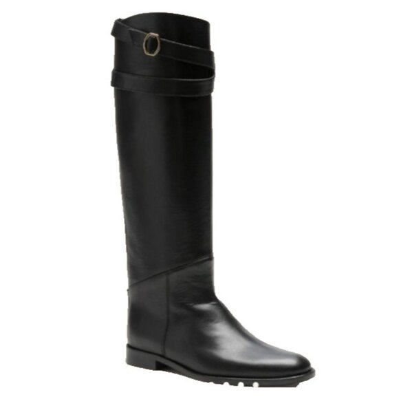 Banana Republic Cheval Leather Riding Boot Women Size 8.5 - Picture 1 of 14